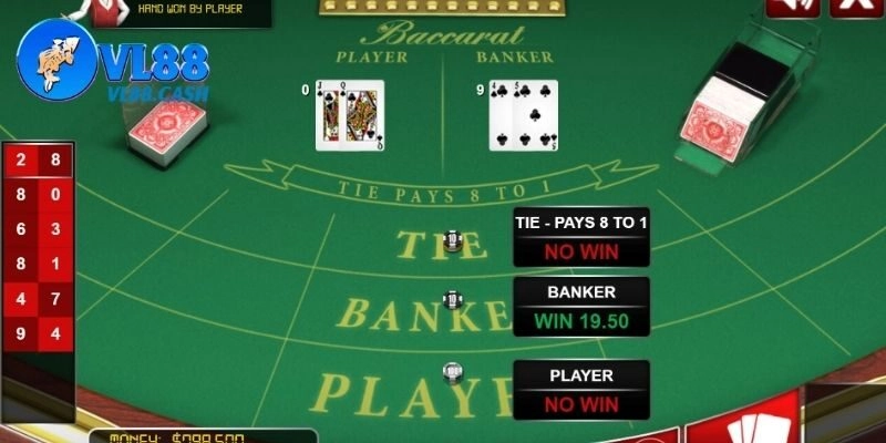 Baccarat Tại VL88 - Chinh Phục Game Cá Cược Casino Đỉnh Cao!